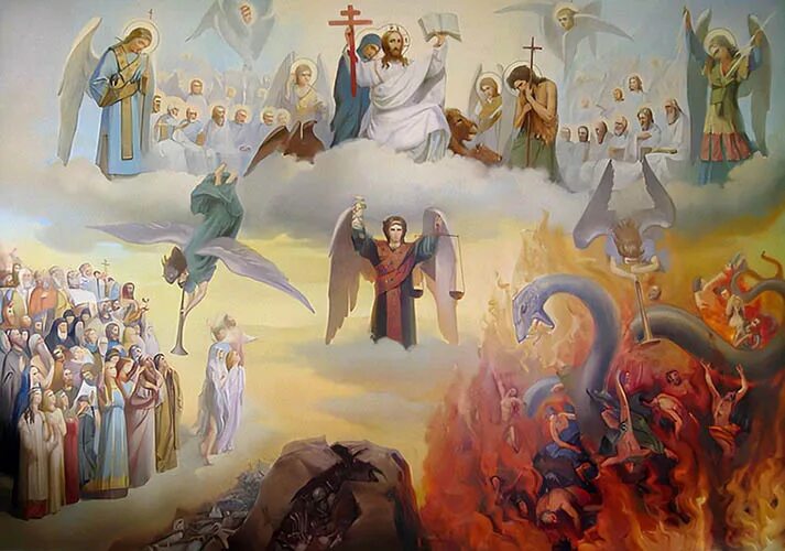 The Last Judgment by BELLEGAMBE, Jean Arte religioso, Cuadros de arte, Arte