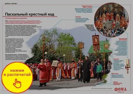 Крестный ход расписание