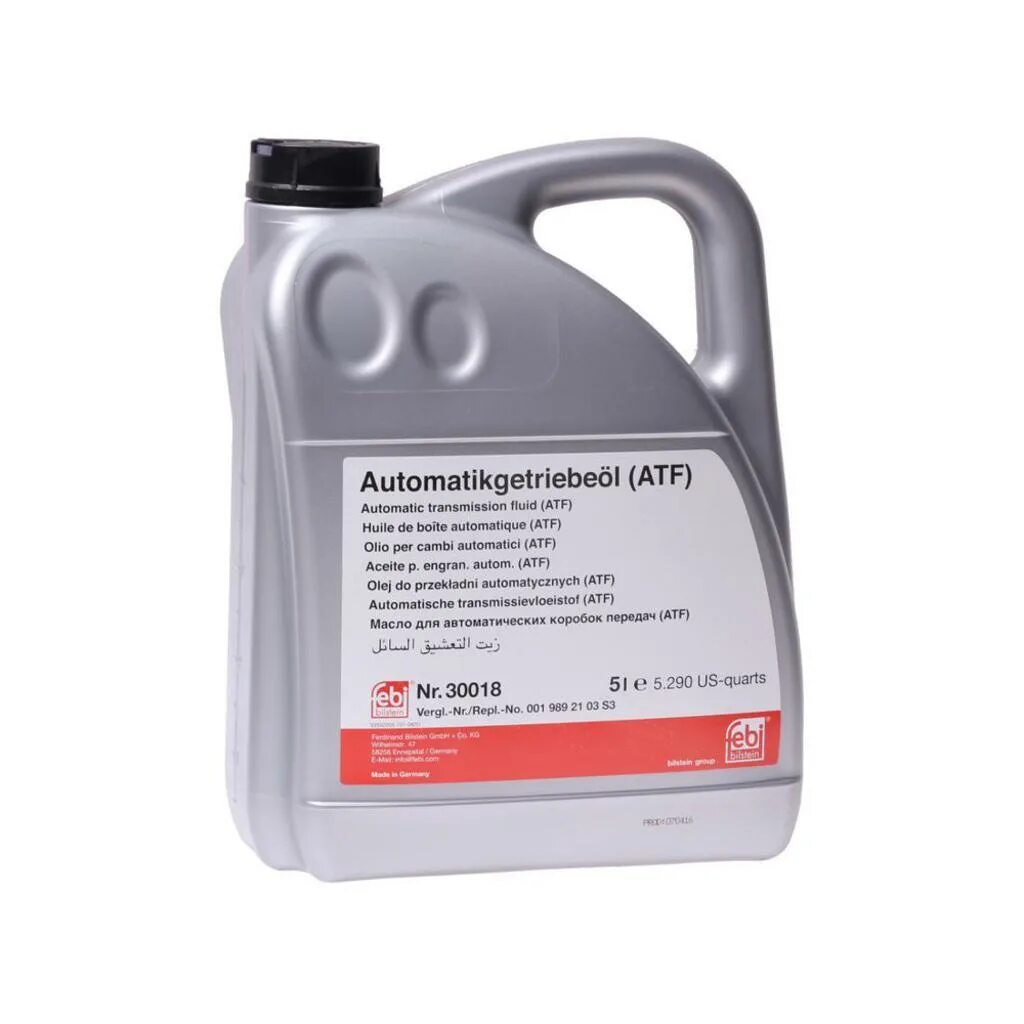 Масло atf для акпп skoda roomster. Febi atf 134. Трансмиссионное масло febi atf. Трансмиссионное масло febi atf. 29449 febi 5 литров.