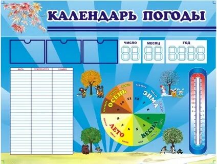 Времена года наблюдение за погодой 1 класс