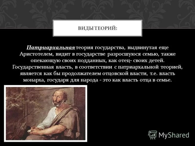 Теории происхождения власти