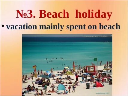 Types of holidays