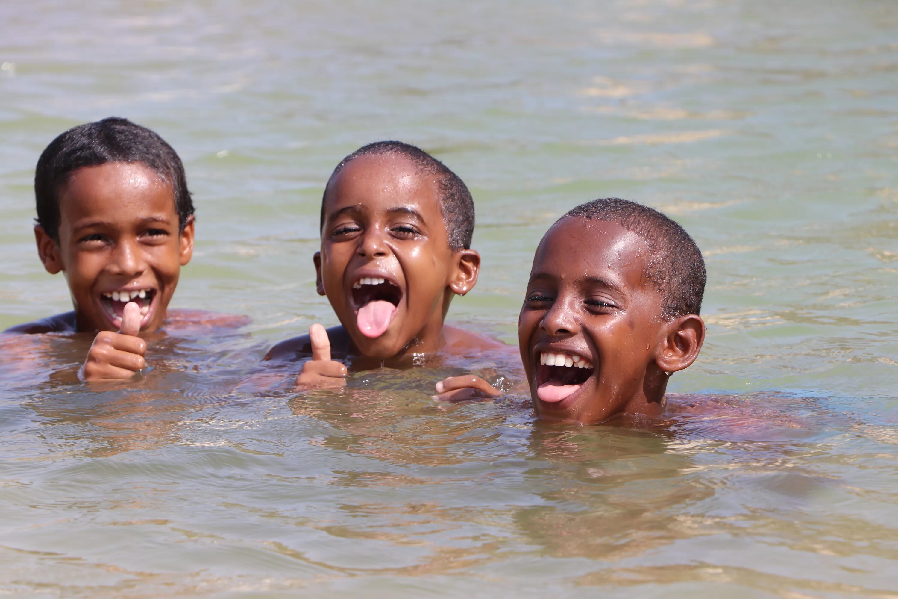 The children are swimming. Boy swimming Commons.Wikimedia. Boy swimm Commons Wikimedia.