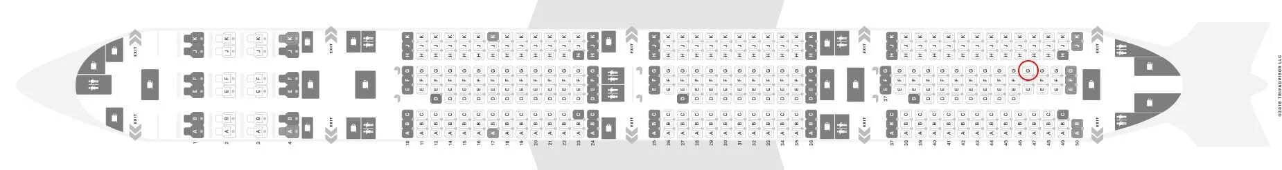 Посадочные места boeing 777 300er