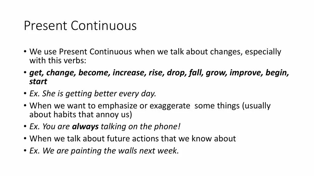 Present Continuous use. Present Continuous usage. Present Continuous использование. When present Continuous. Использование present continuous