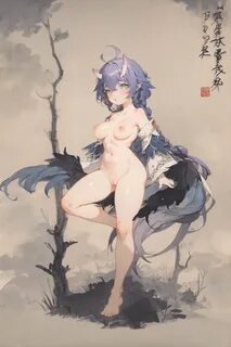 Rule 34 Dev - aged_up ai_generated bailu(honkai:star_rail) breasts honkai:s...