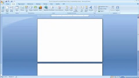 Вставка в ms word