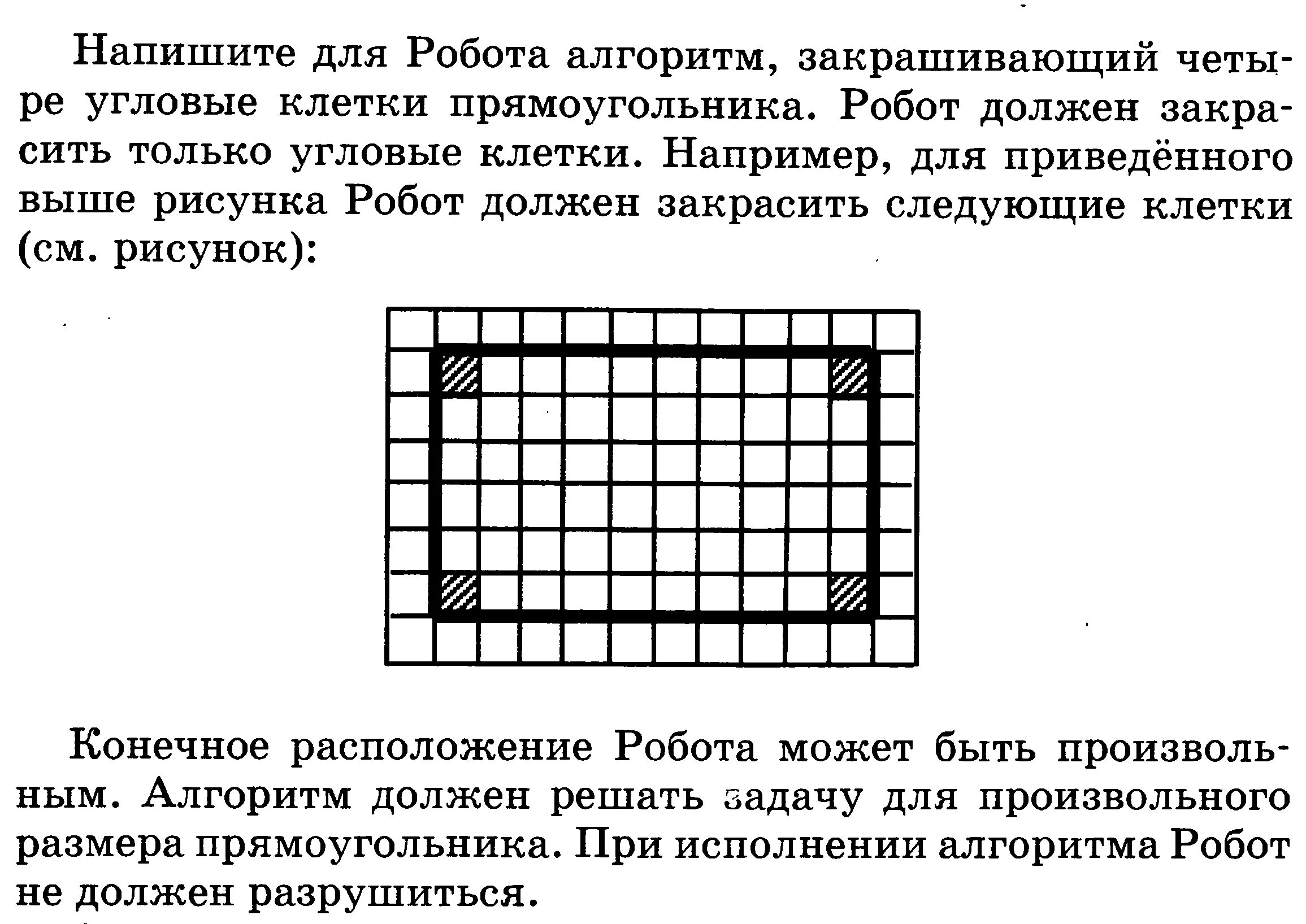 Написать алгоритм для робота. Напишите для робота алгоритм закрашивающий все клетки. Напишите алгоритм под управлением робота. Алгоритм для робота закрашивающего клетки.