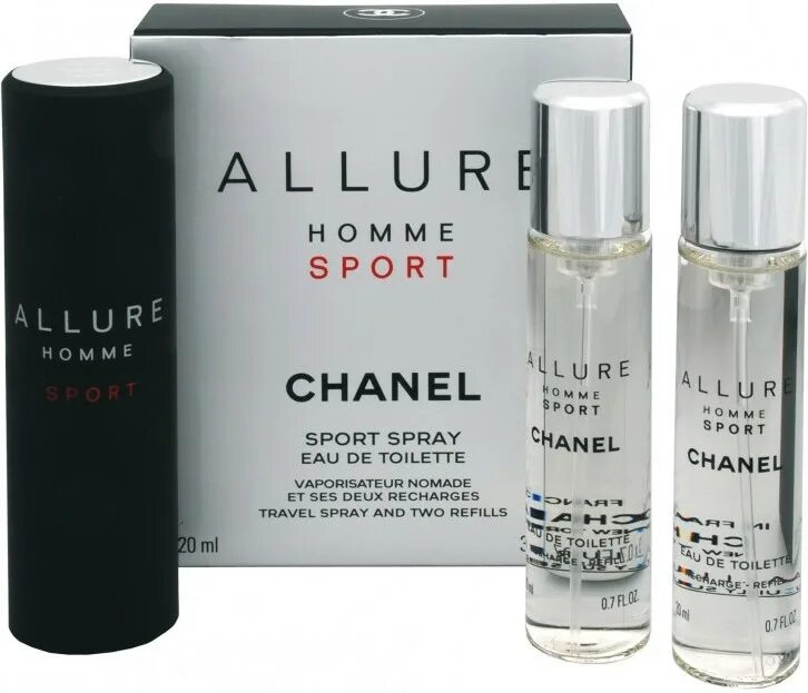 Духи allure sport. Chanel Allure homme Sport 3x20ml. Chanel Allure homme Sport 20ml. Allure homme Sport EDT 3x20ml. Chanel Allure homme Sport for men.