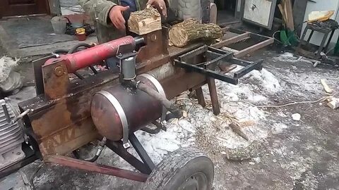 Самодельные дровоколы гидравлические с бензиновым двигателем