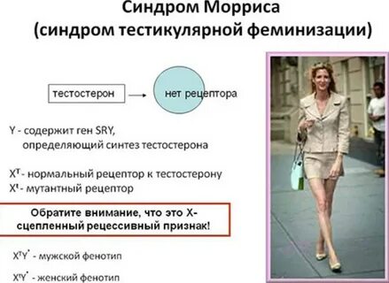 Женщина генетически мужчина