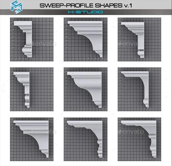 Sweep 3d max. Sweep profile 3ds max. профили плинтусов для 3ds max. sweep profile чертеж. sweep 3д макс.