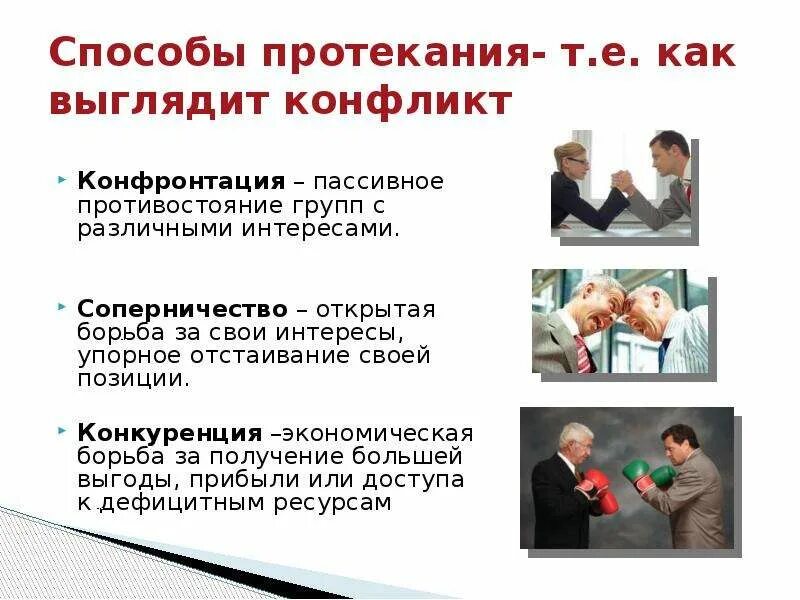 Конфронтация это в обществознании. Способы протекания конфликтов. Соперничество в конфликте. Конкуренция в конфликте.