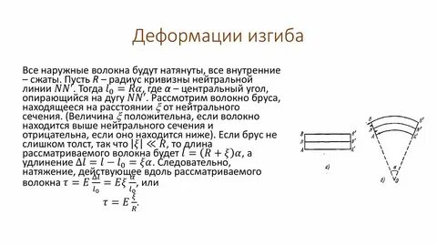 Удлинение величина деформации