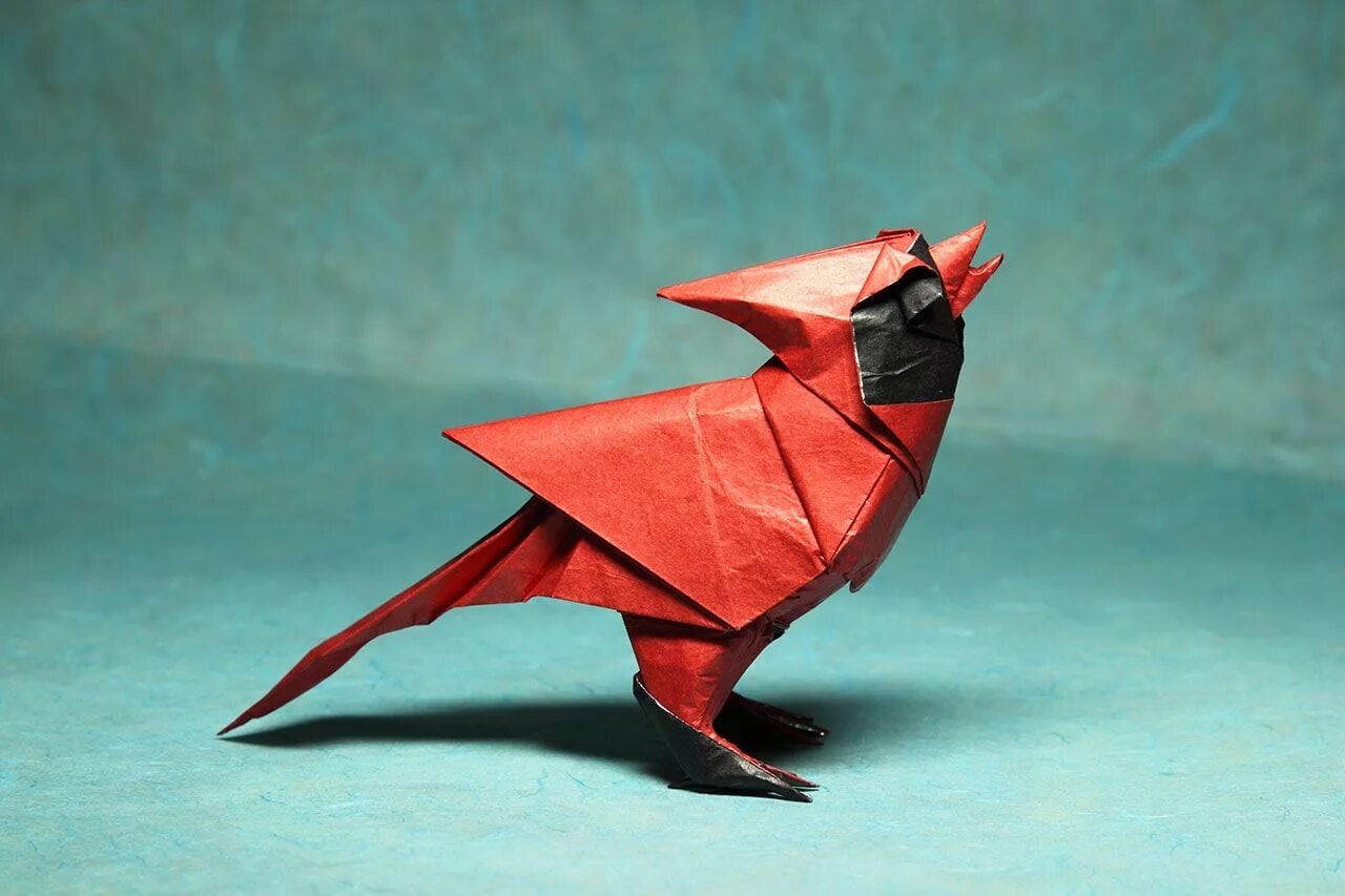 Простая птичка из бумаги. Оригами. Оригами птица. Классные оригами. Необычные оригами.