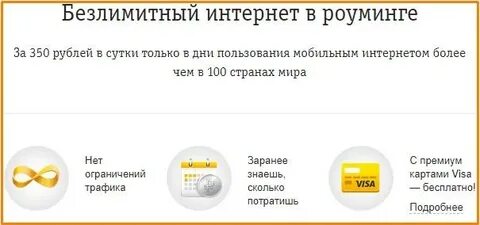 Трафик интернета в роуминге