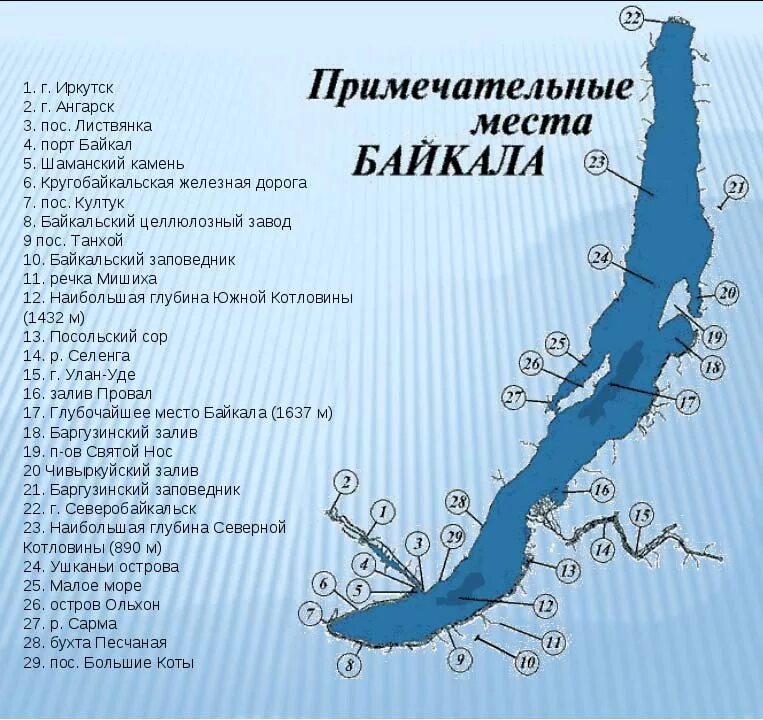 План байкала. Схема озера байкал. карта достопримечательностей озера байкал. туристическая карта байкала. карта байкала с достопримечательностями.