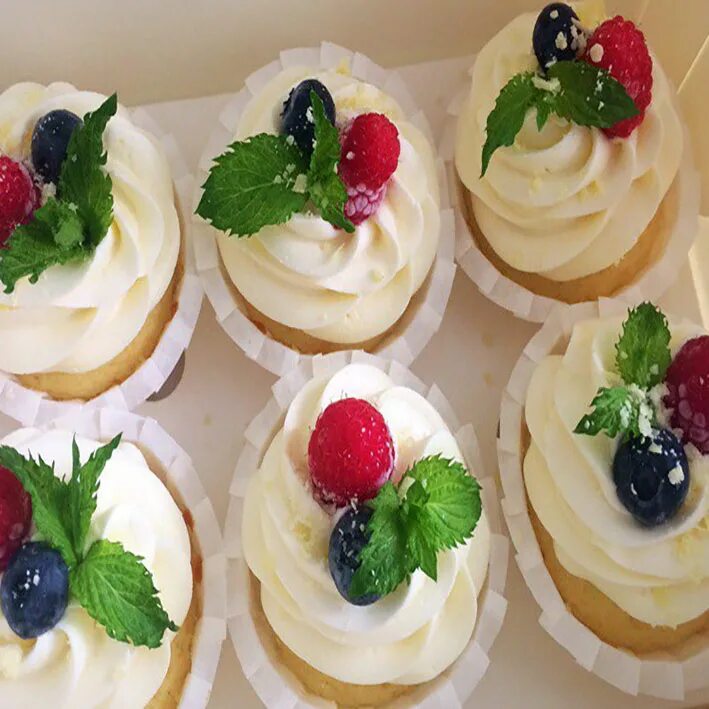 творожный крем для капкейков.