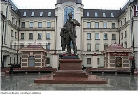 Памятник шаляпину казань