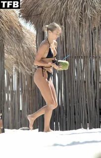 Bethan Sowerby is Pictured in a Black Bikini in Tulum (17 Photos) #TheFappe...