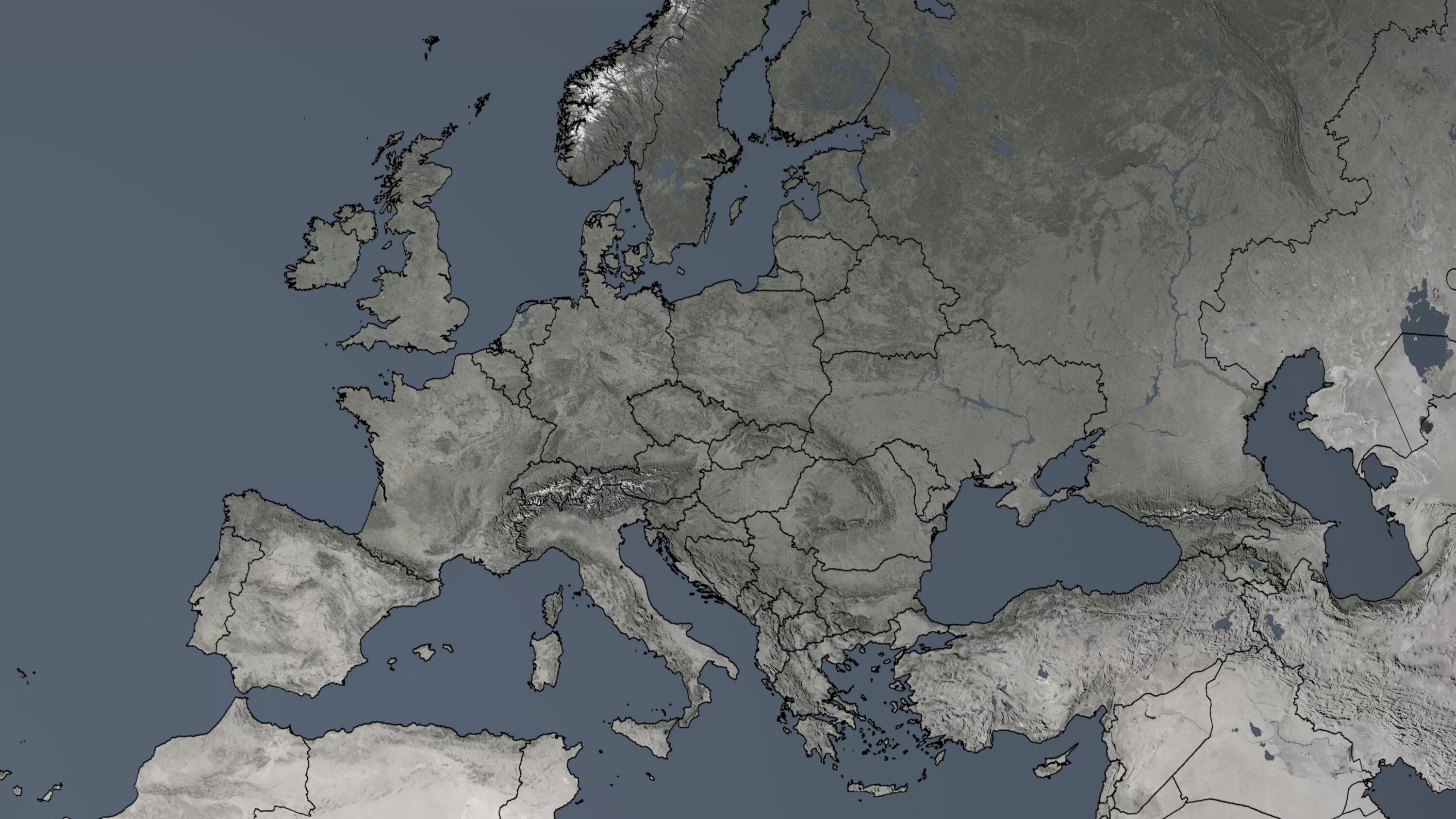 Europe of the mapping