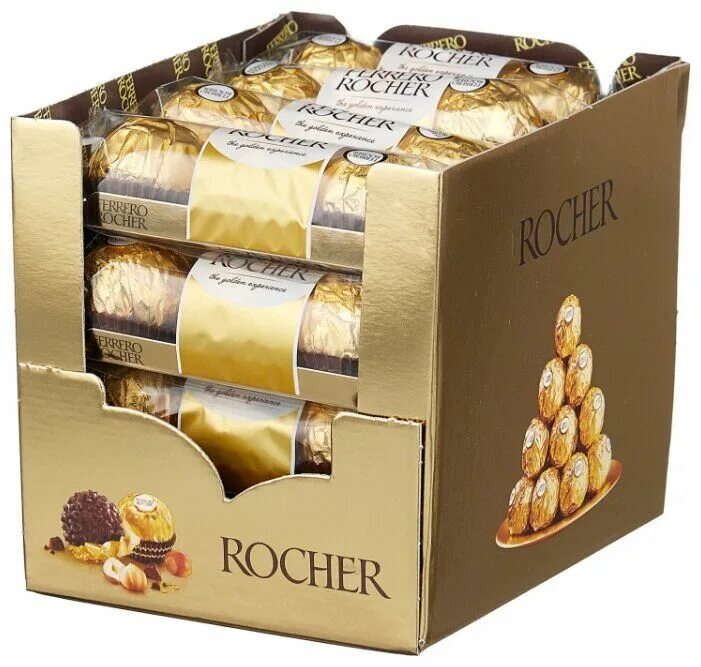 Набор конфет Ferrero Rocher молочный шоколад и Лесной орех, 37.5 г, 16 шт. Конфеты "Ферреро Роше". Ферреро Роше 300г. Ferrero Rocher с лесным орехом 37.5 г 16 шт. Конфеты ферреро производитель