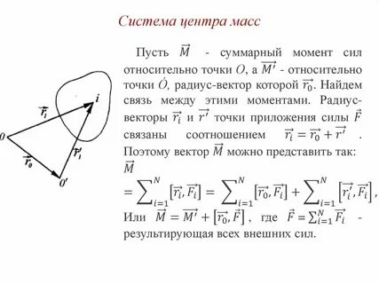 Центр масс интеграл