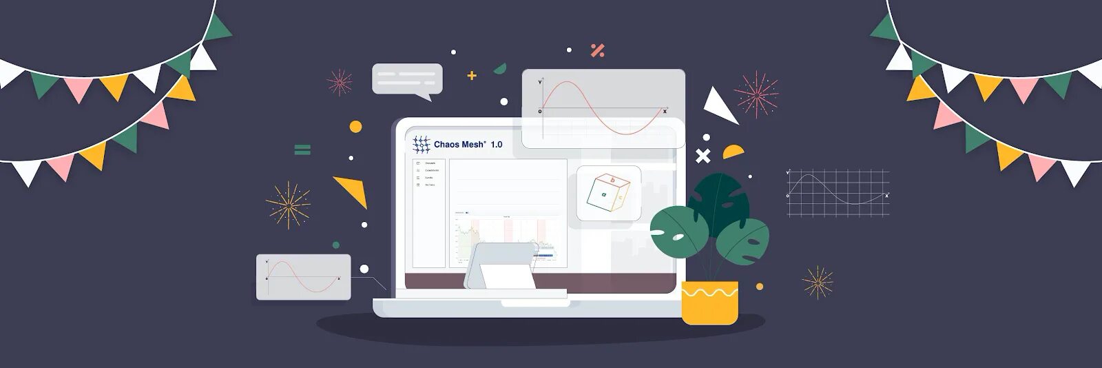 Computer foundation illustraciya. Шше. Chaos engineering. The chaos engine. Chaos engineering.