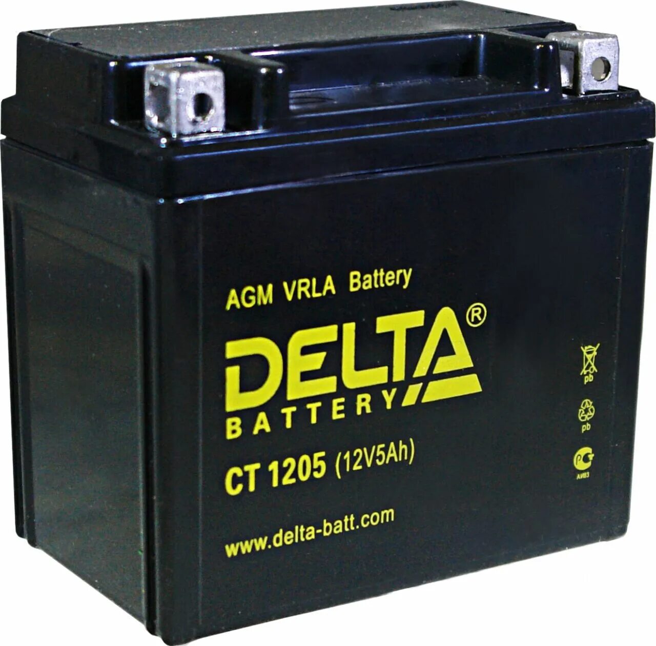 Мото аккумулятор Delta CT 1205.1. Аккумулятор на мотоцикл Дельта 1205. Аккумулятор Delta Battery ct1205. Delta аккумуляторная батарея CT 1205.