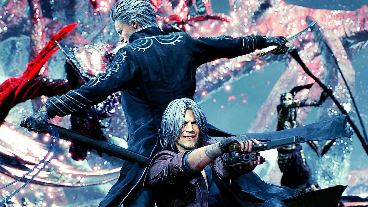 Данте бое. Данте и Вергилий Devil May Cry 5. Вергилий Devil May Cry 5. Devil May Cry 5 Vergil. Вергилий Devil May Cry 5 2019.