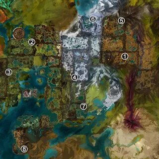 Guild wars карты