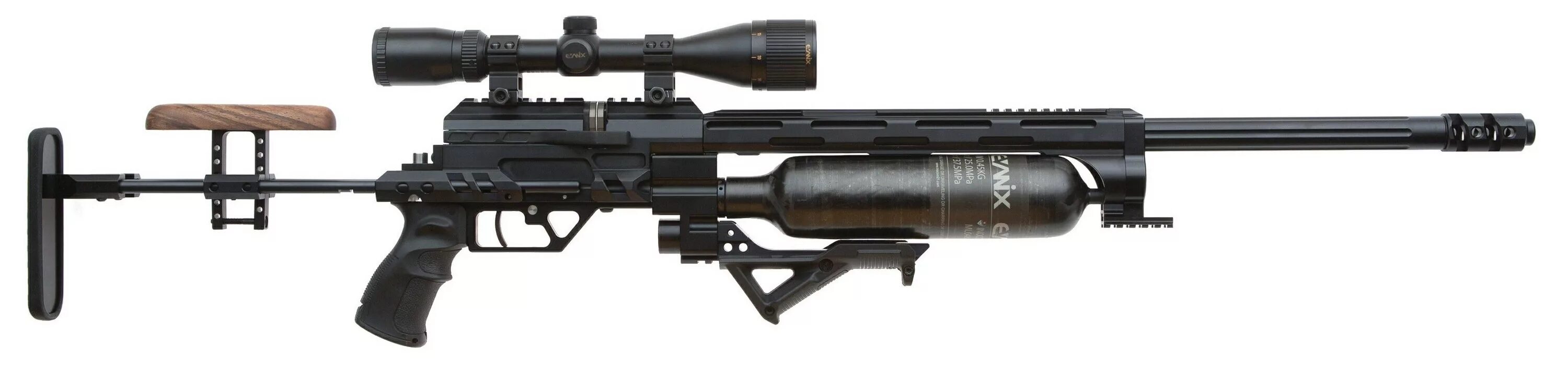 Мощные пневмо. PCP Evanix Sniper-x2k. Evanix Sniper-k (SHB) 6,35 мм.. Evanix Sniper x2 9 мм. Винтовки пневм. Evanix Sniper-x2k (SHB) кал.6,35мм.