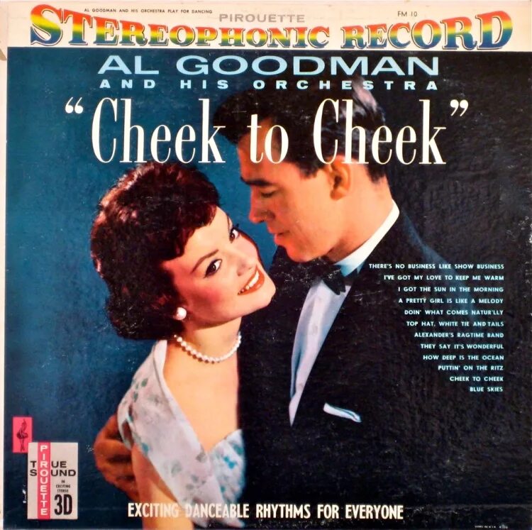 Al Goodmans Orchestra. Dancing Cheek to Cheek. Cheek to Cheek 3. Cheek to Cheek Frahm solo. Cheek to cheek