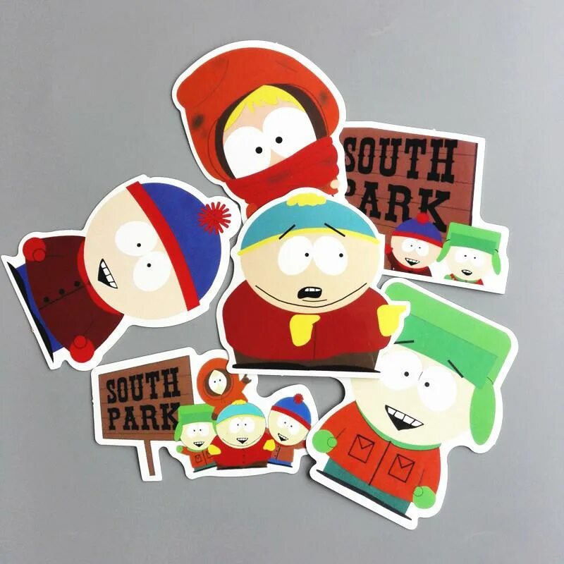 Стикер парк. Наклейки Саус парк. South Park Стикеры. Набор стикеров Южный парк. Саут парк наклейки.