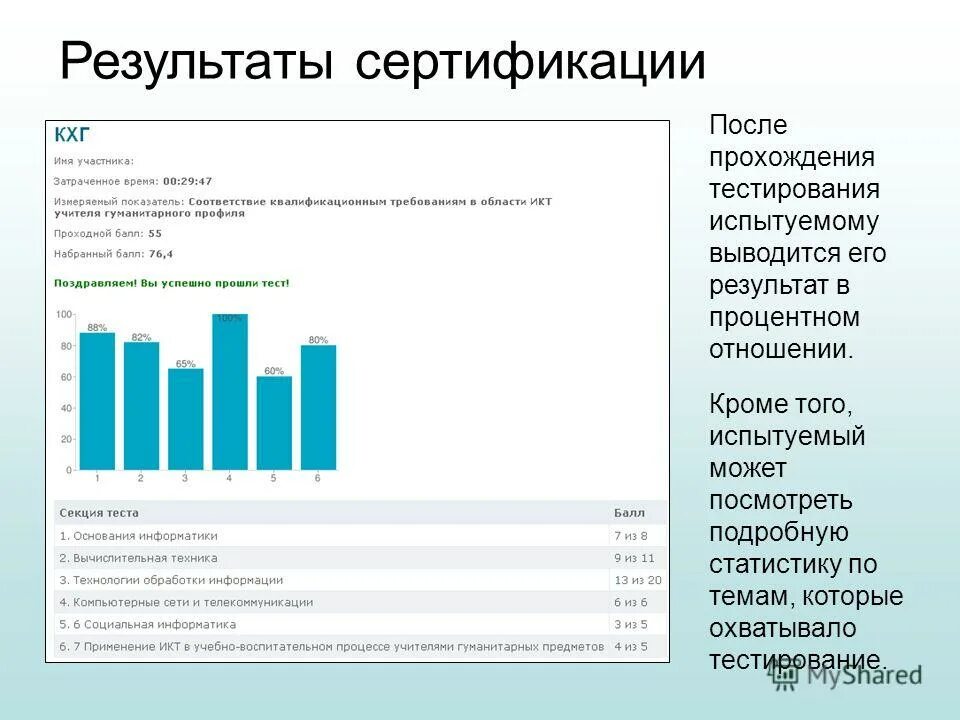 Сертификация. Результатом сертификации является:. Результат сертификации это. Заключение аттестационной комиссии. Результаты сертификации.