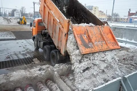 Куда увозят снег
