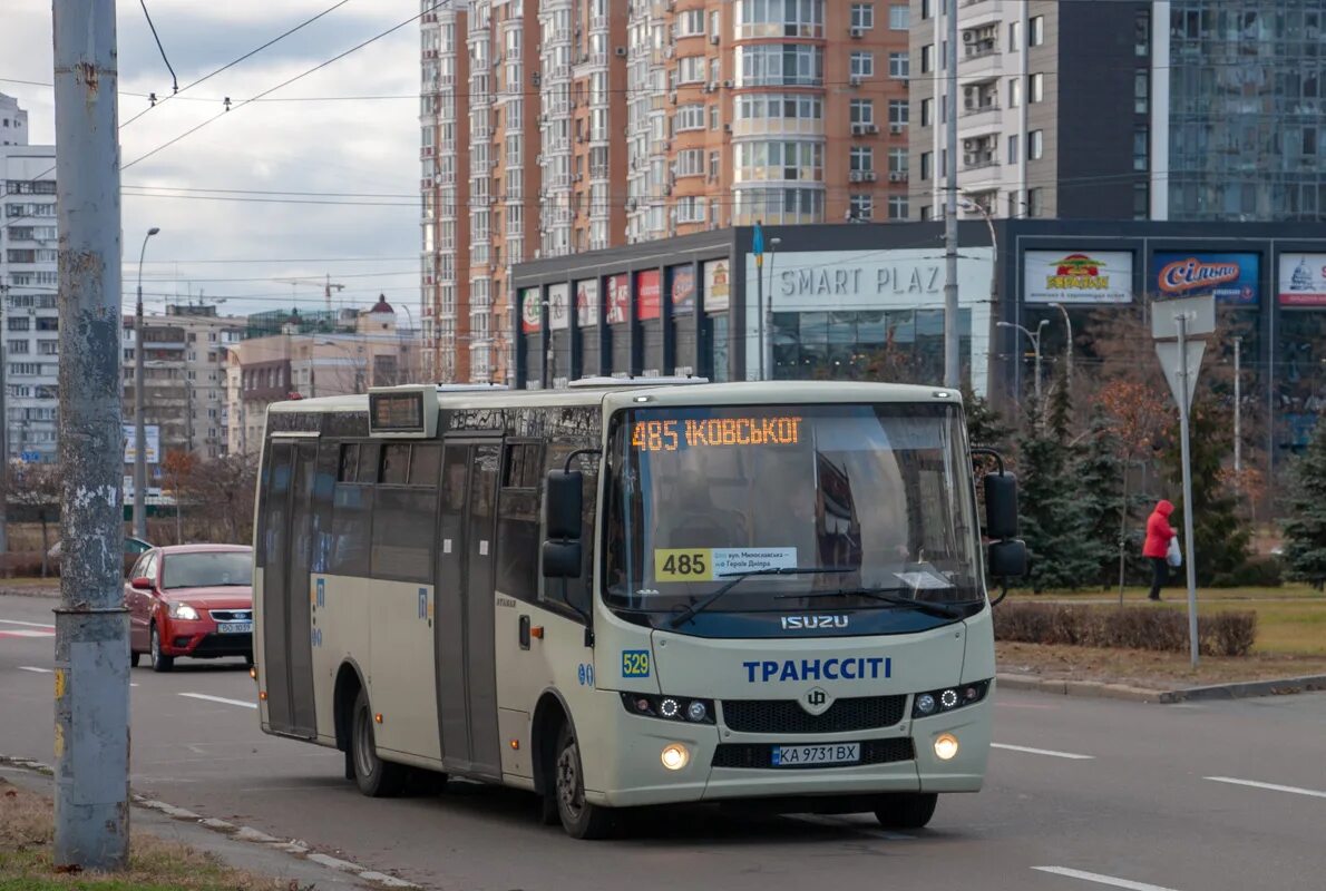 Ataman a092h6. Автобус 529. 529 Автобус Москва.