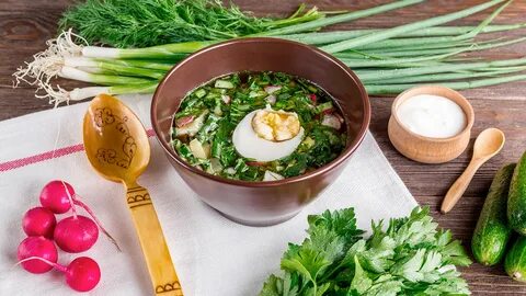 Окрошка с хреном рецепт классическая