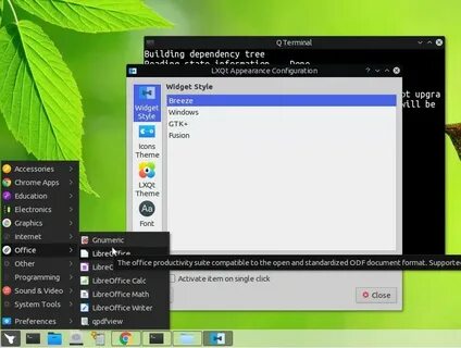 Widget style