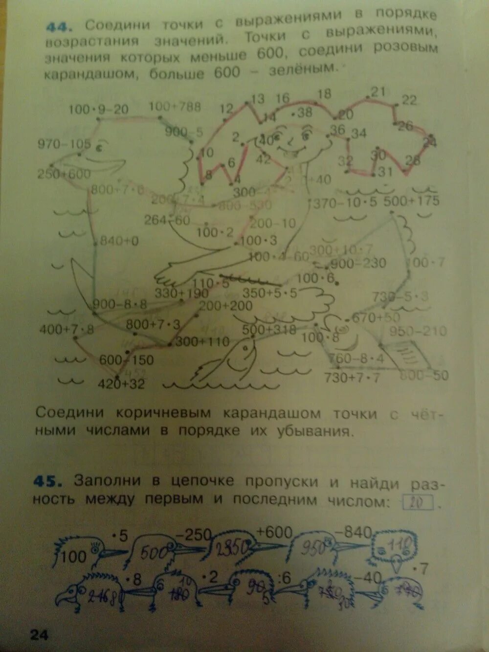 Соедини в порядке их нумерации. Соедини значения выражений в порядке их нумерации. Соединить значения выражений в порядке их нумерации. Страница 24 Бененсон 3 часть. Математика 3 класс рабочая тетрадь бененсон итина