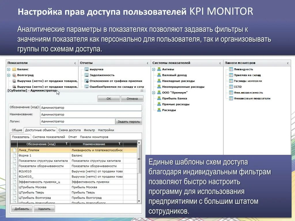 Настройка прав доступа. Настройка прав пользователей. Настройка системы. Расширение прав доступа