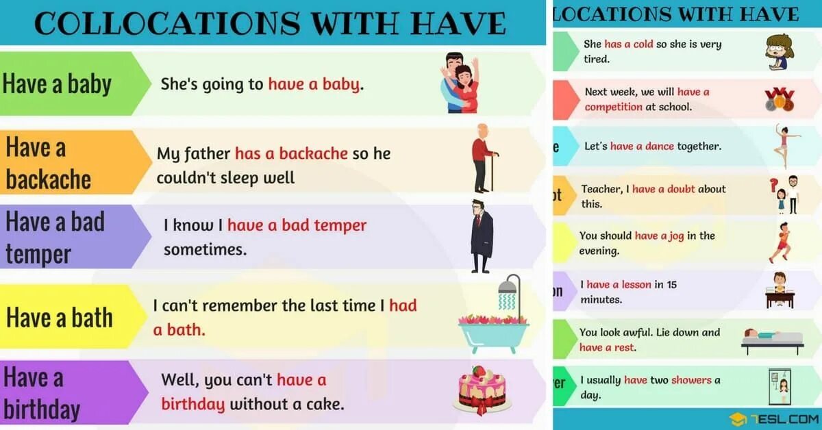 Next week you will have to. Collocations with have. выражения с have. have expressions. expressions with have.