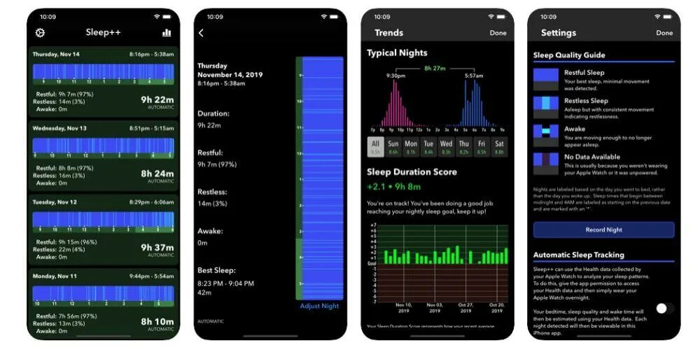 Sleep tracking