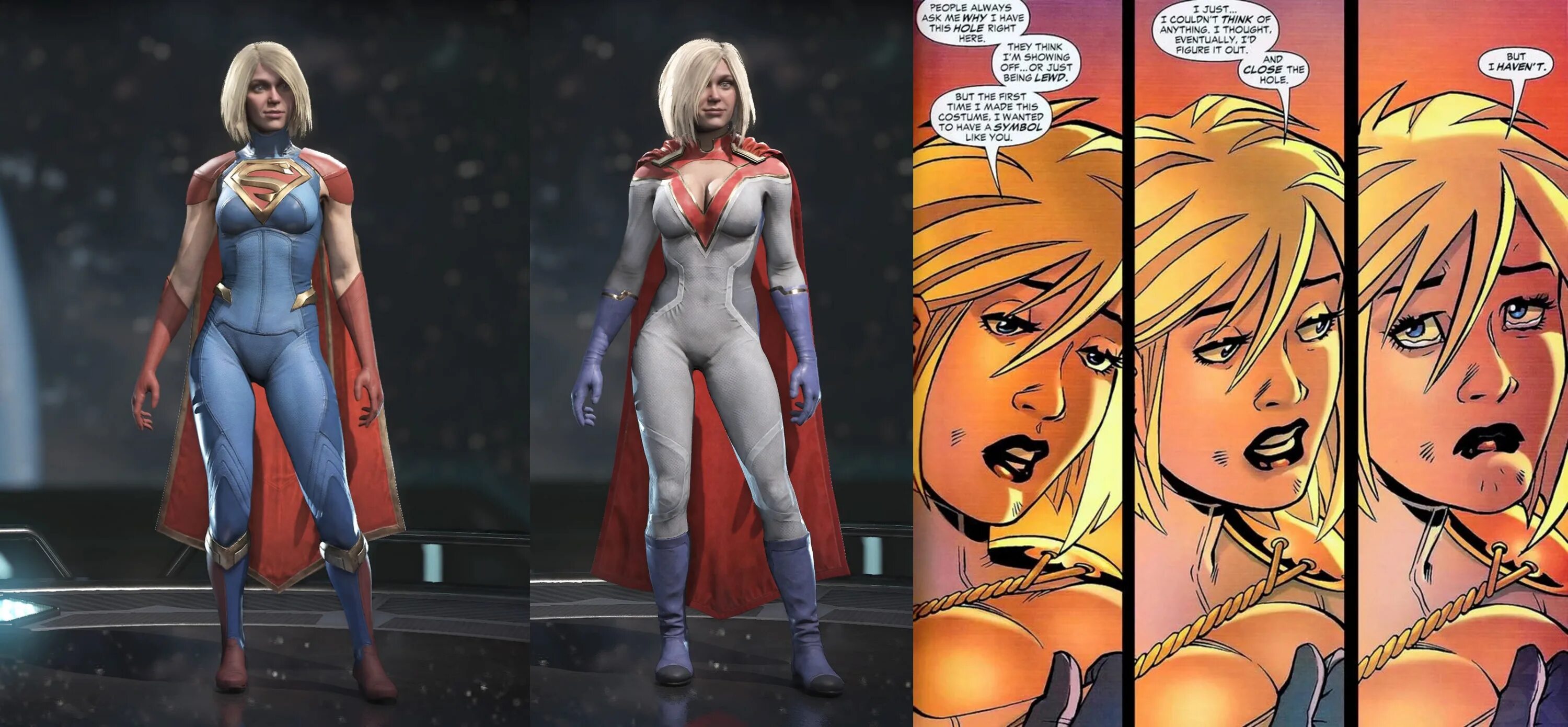 Injustice 2 Пауэргерл Голая