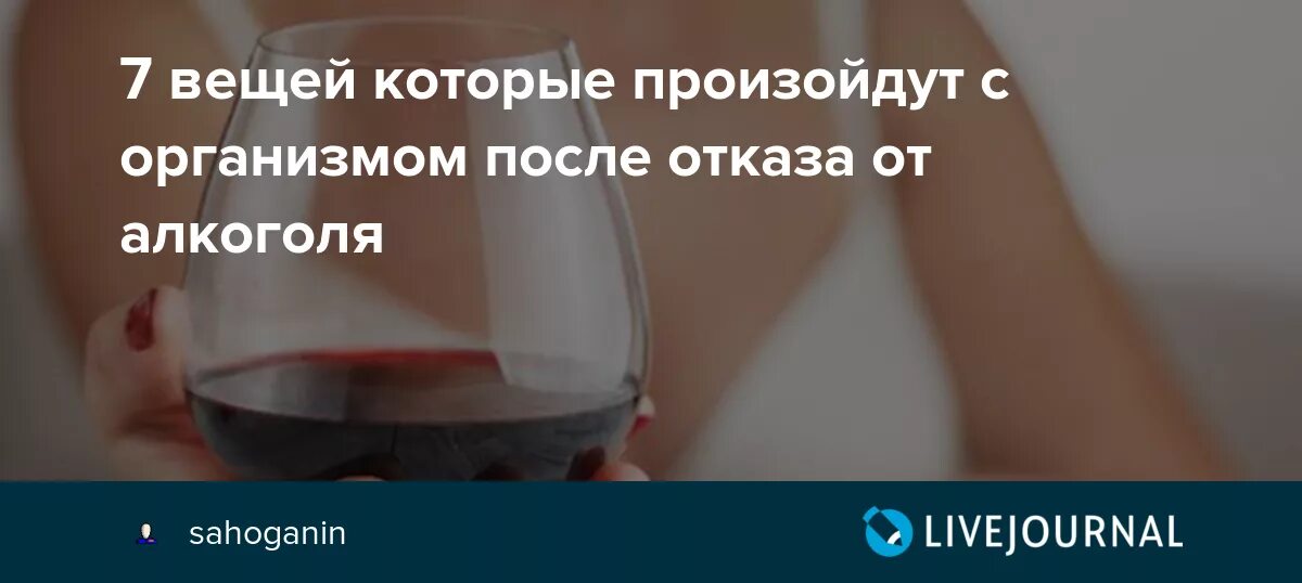 Что происходит с организмом когда бросаешь пить