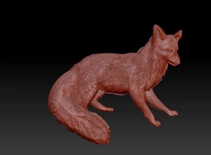 Fox 3d model