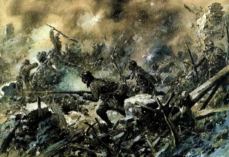 Верденская мясорубка 1916. Битва за Верден первая мировая.