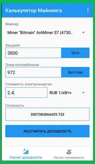 Калькулятор биткоин фермы