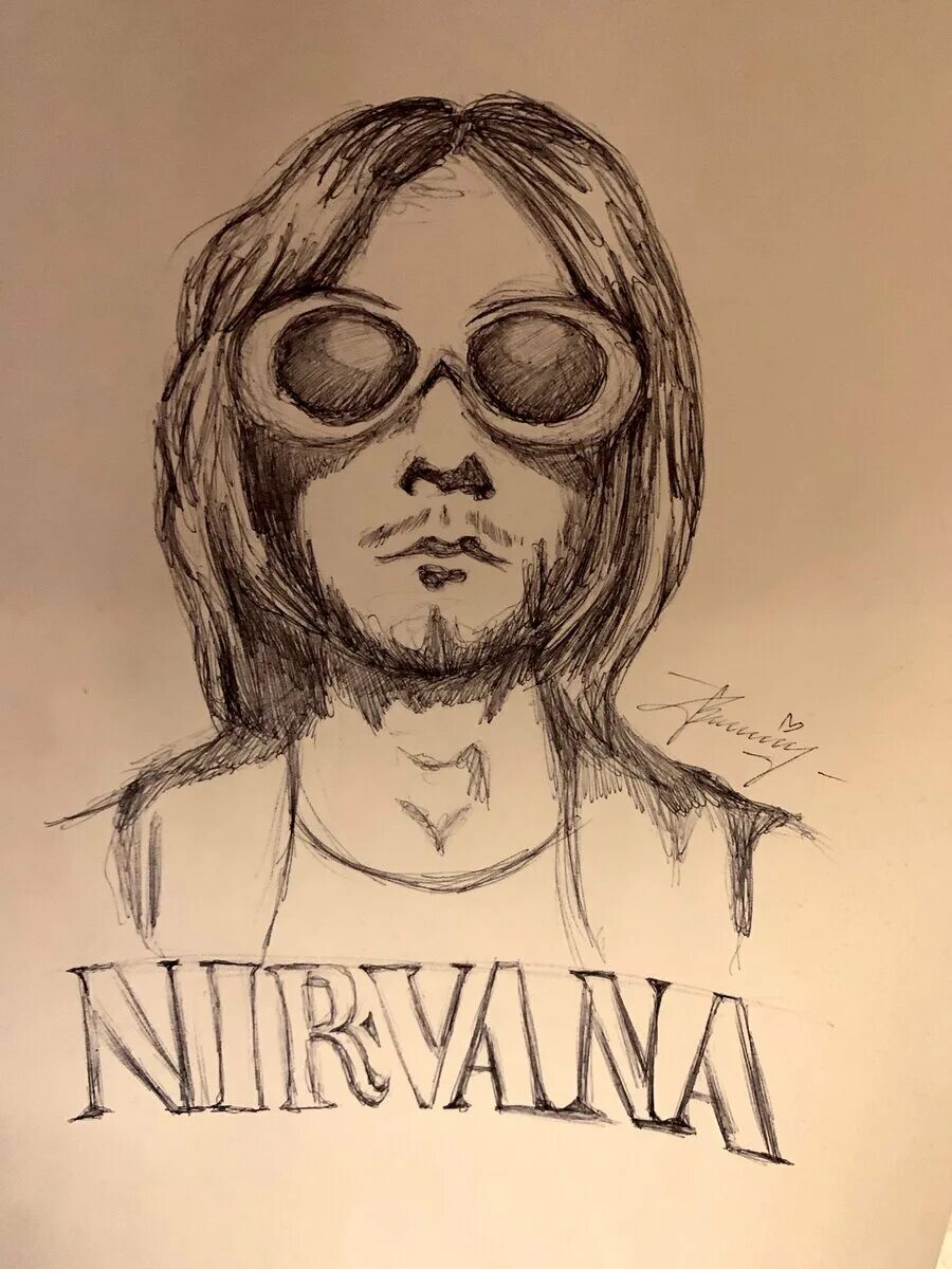 тату курта кобейна