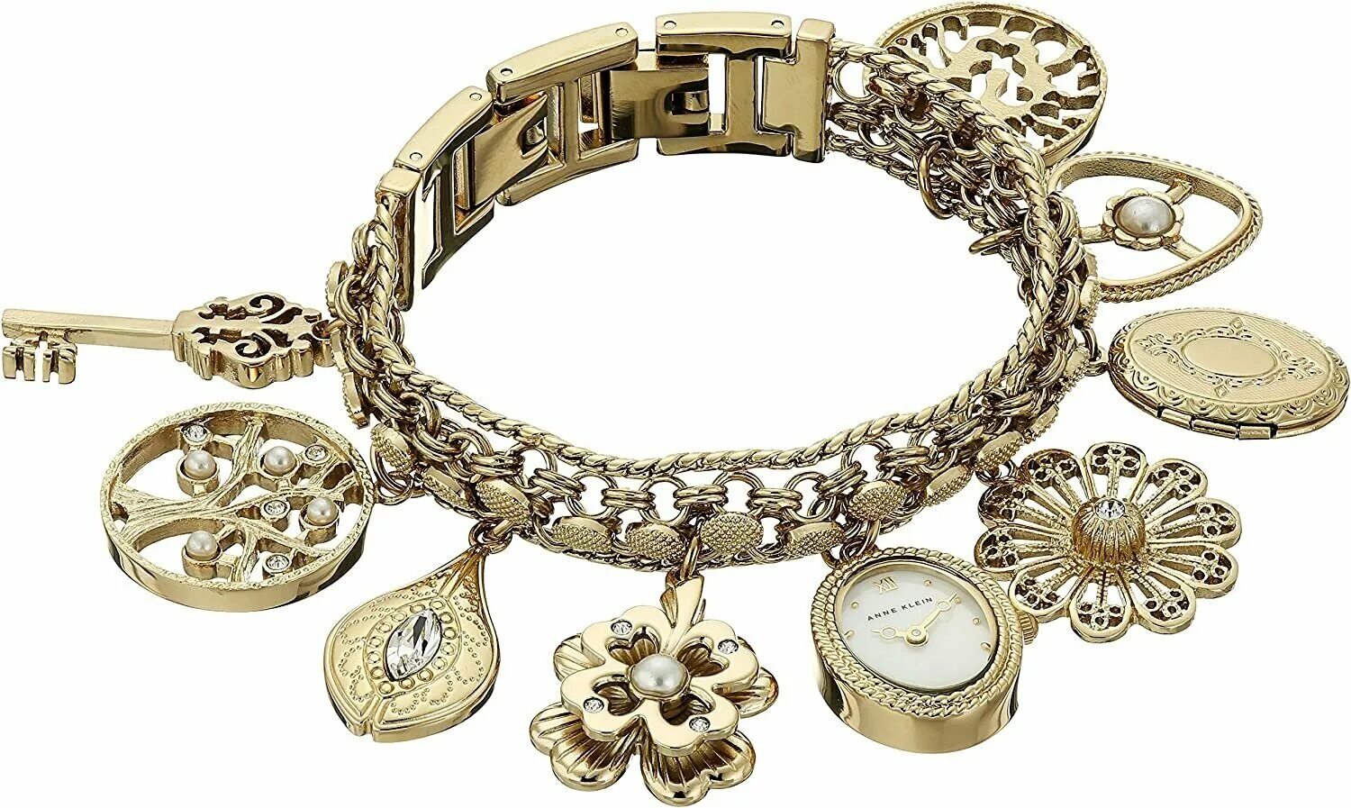 Браслет anne klein. Браслет anne klein. Наручные часы anne klein 105776, серебряный, золотой. Браслет anne klein. Ak/1158 часы anne klein.